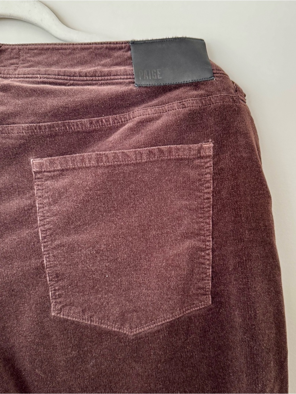 Paige Men’s Federal 34" Slim Straight Pant, Deep Woods (Brown) Corduroy – 36 - Picture 6 of 8
